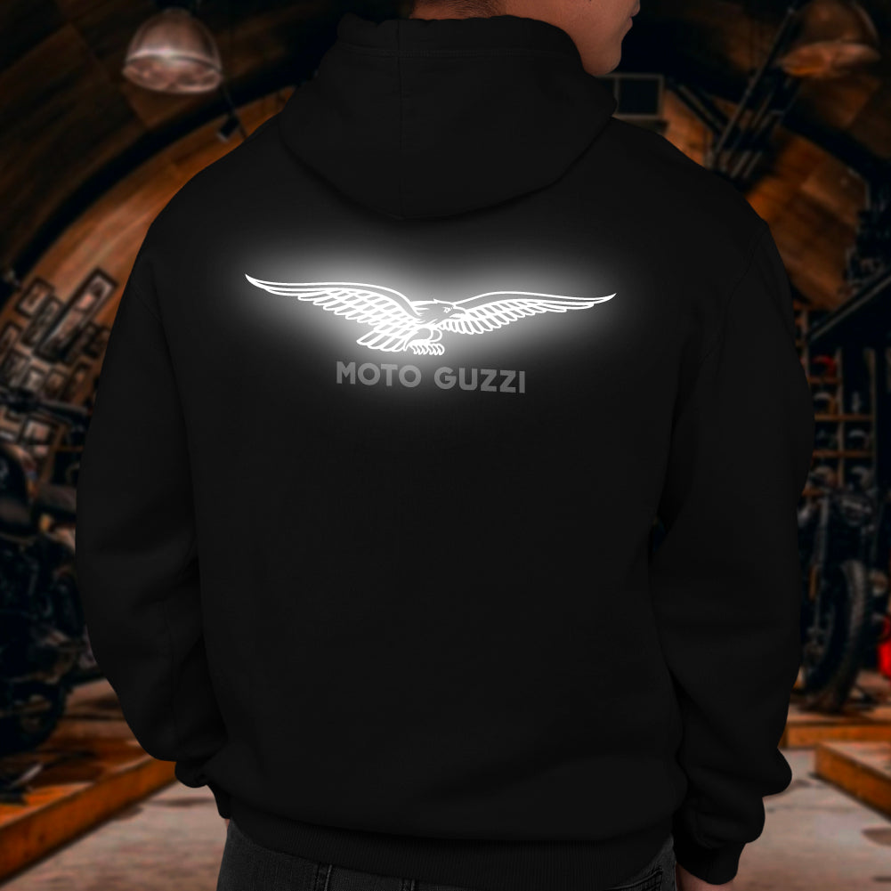 Hoodie Reflectivo Moto Guzzi