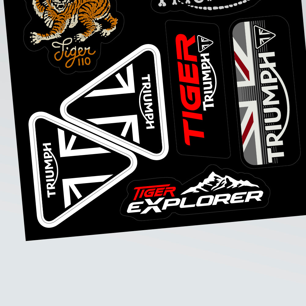 TRIUMPH Tiger sticker pack