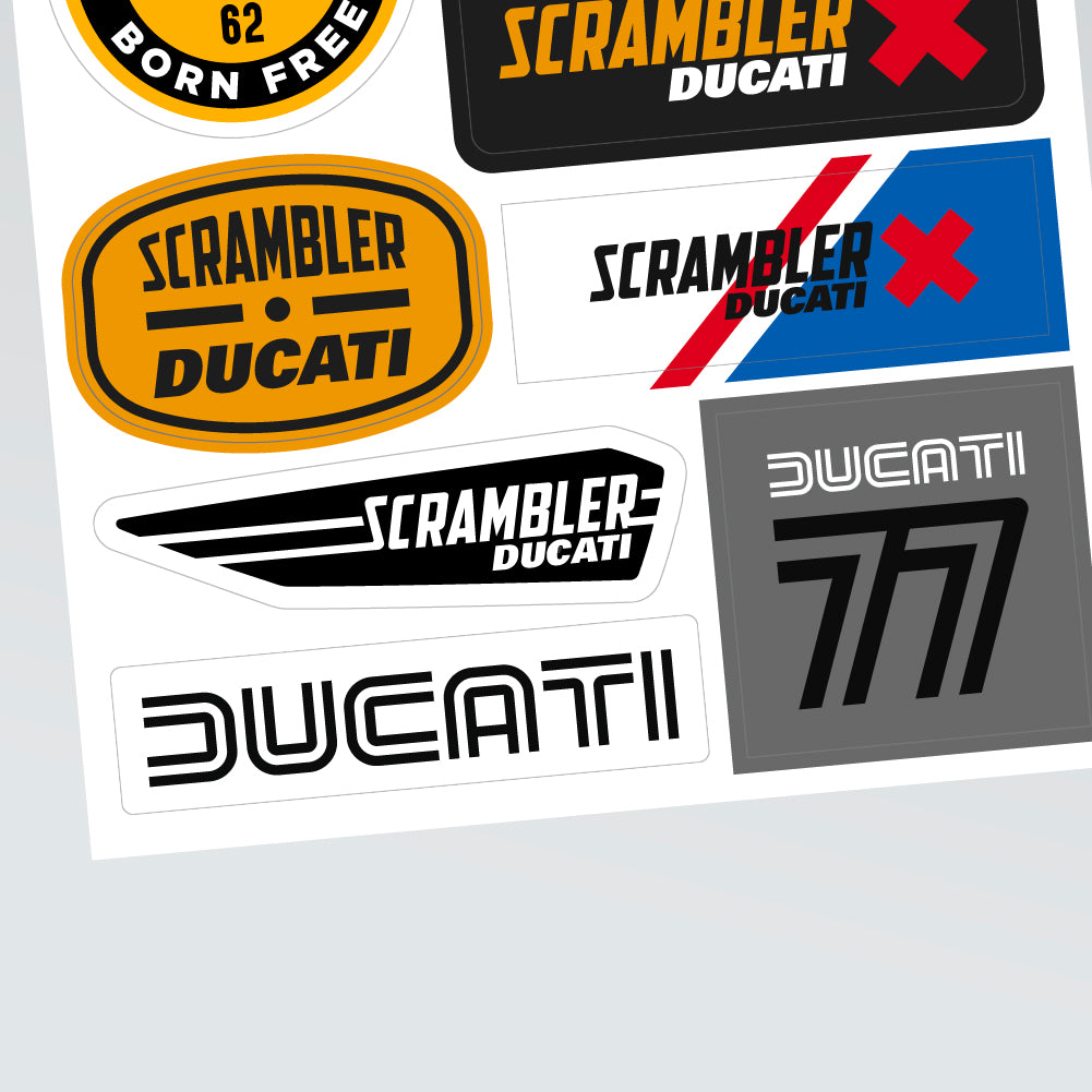 DUCATI Scrambler sticker pack