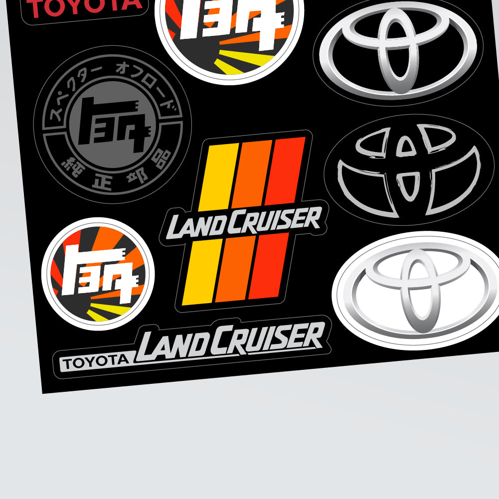 TOYOTA sticker pack