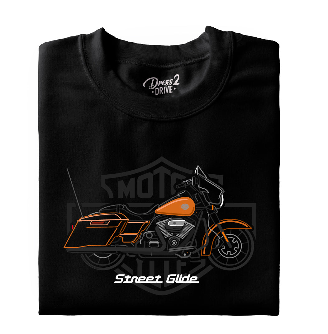 H-D Street Glide orange