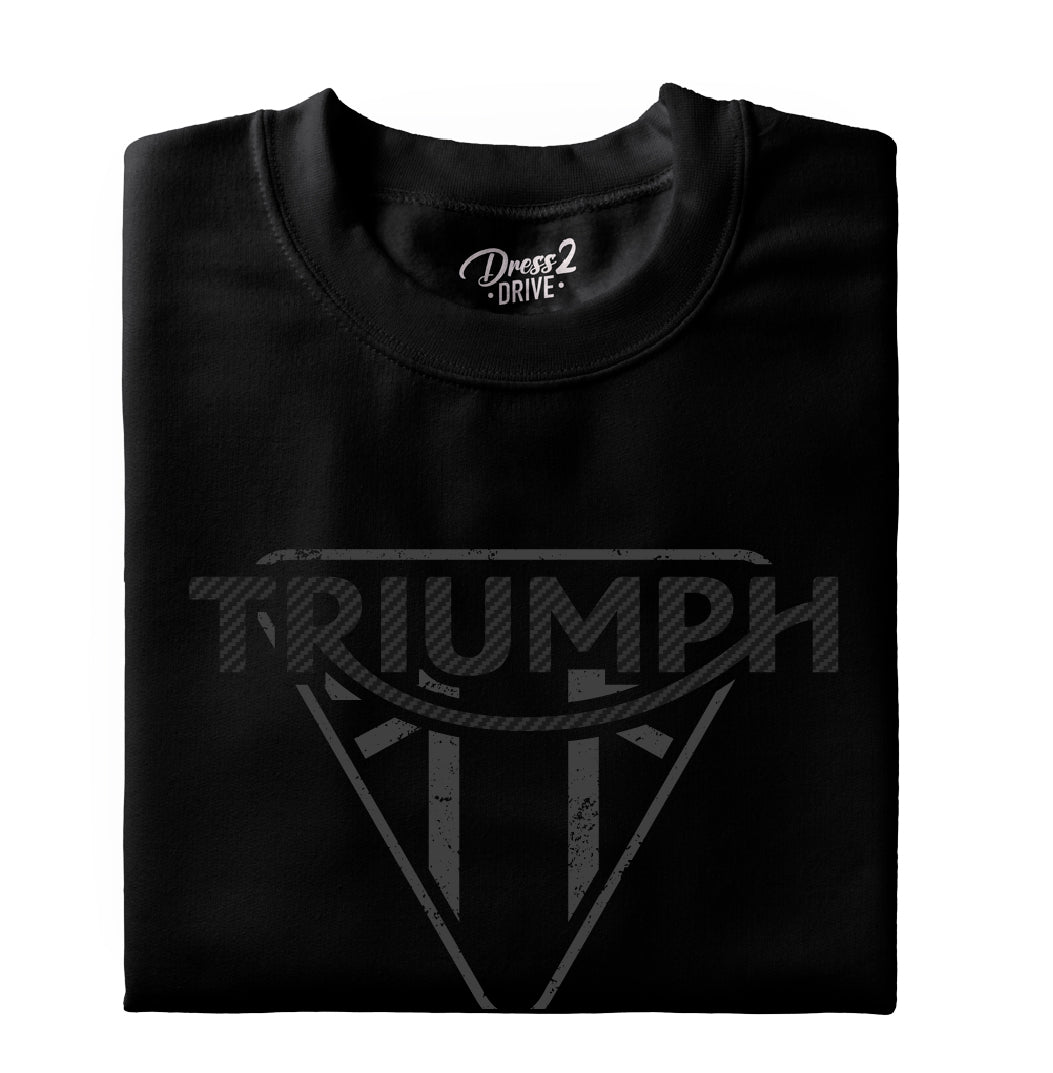 Triumph logo carbon fiber