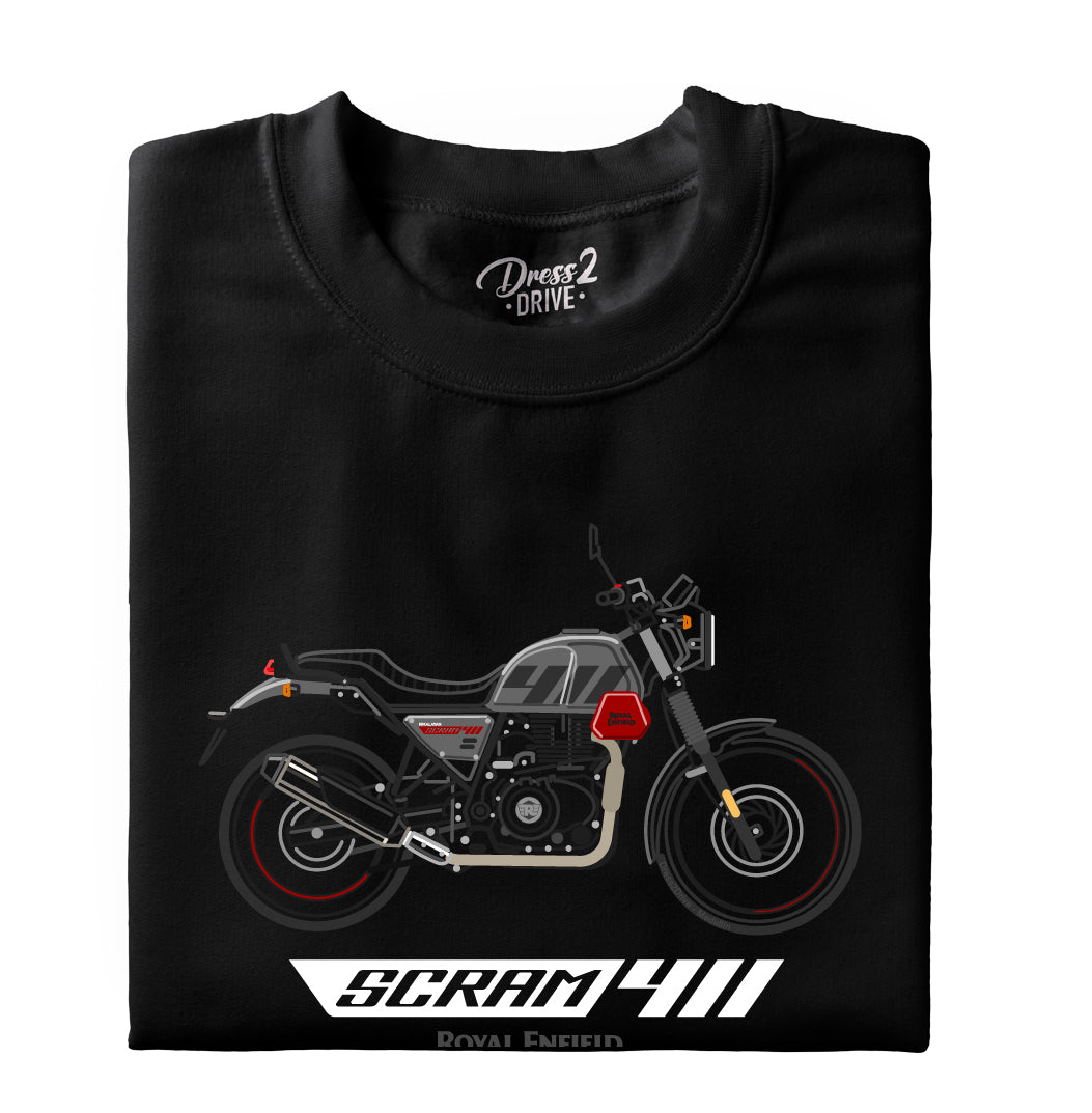 SCRAM 411 Graphite red