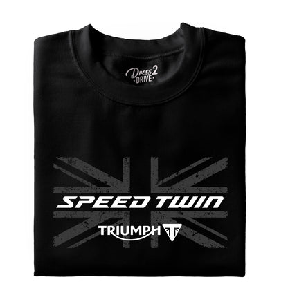 Triumph Speed Twin UK flag