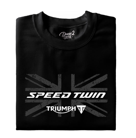 Triumph Speed Twin UK flag