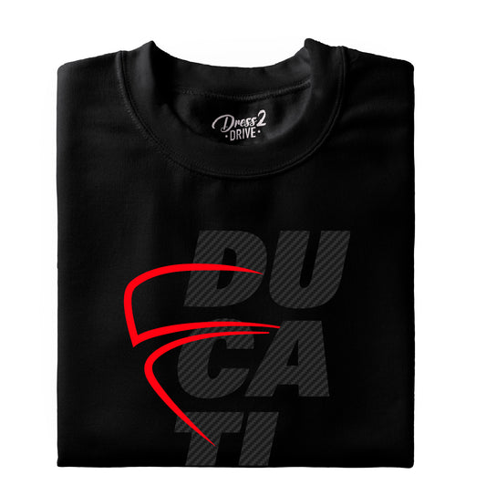 DUCATI carbon fiber logo 1