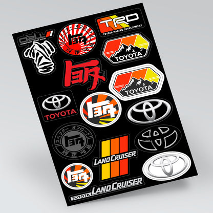 TOYOTA sticker pack