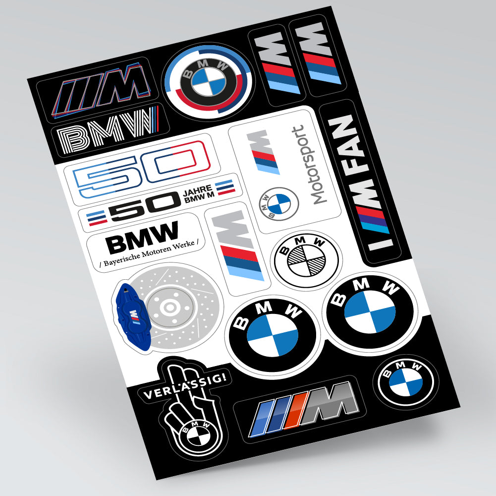 BMW M sticker pack