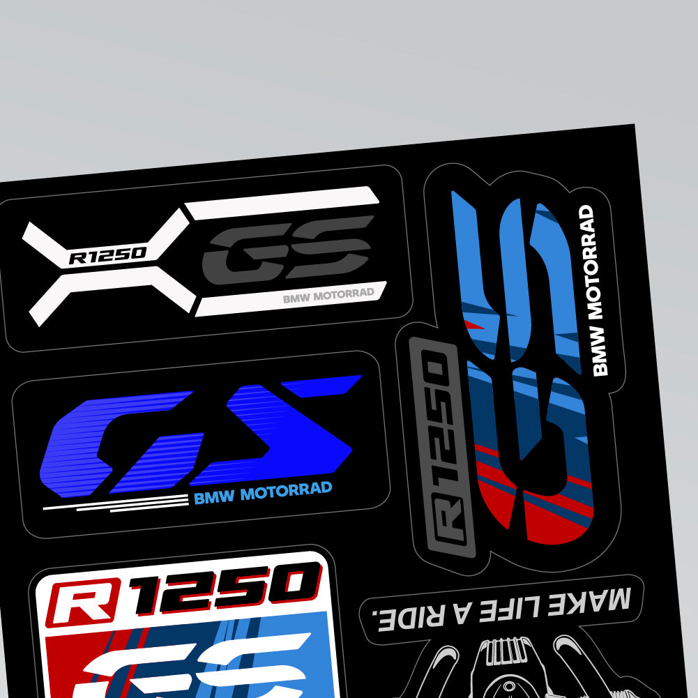 BMW Motorrad R1250 GS sticker pack