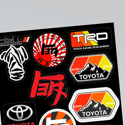 TOYOTA sticker pack