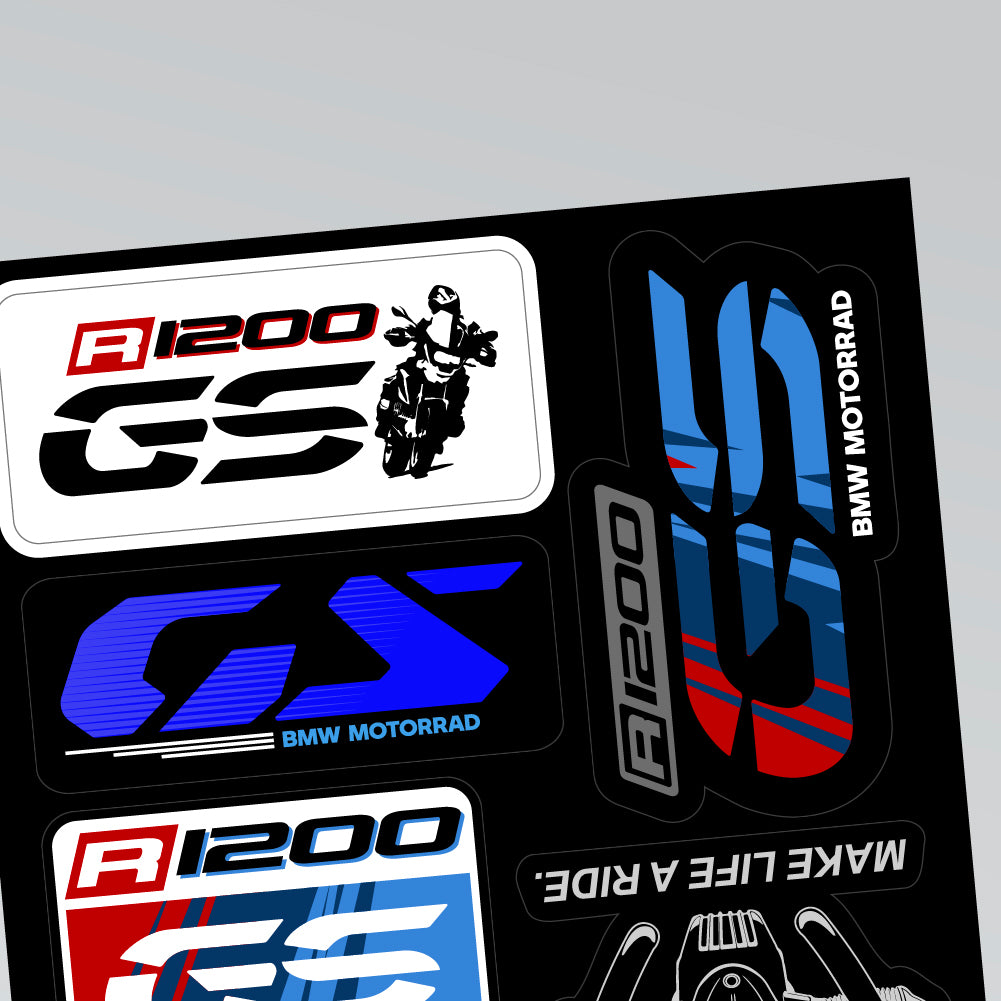 BMW Motorrad R1200 GS sticker pack