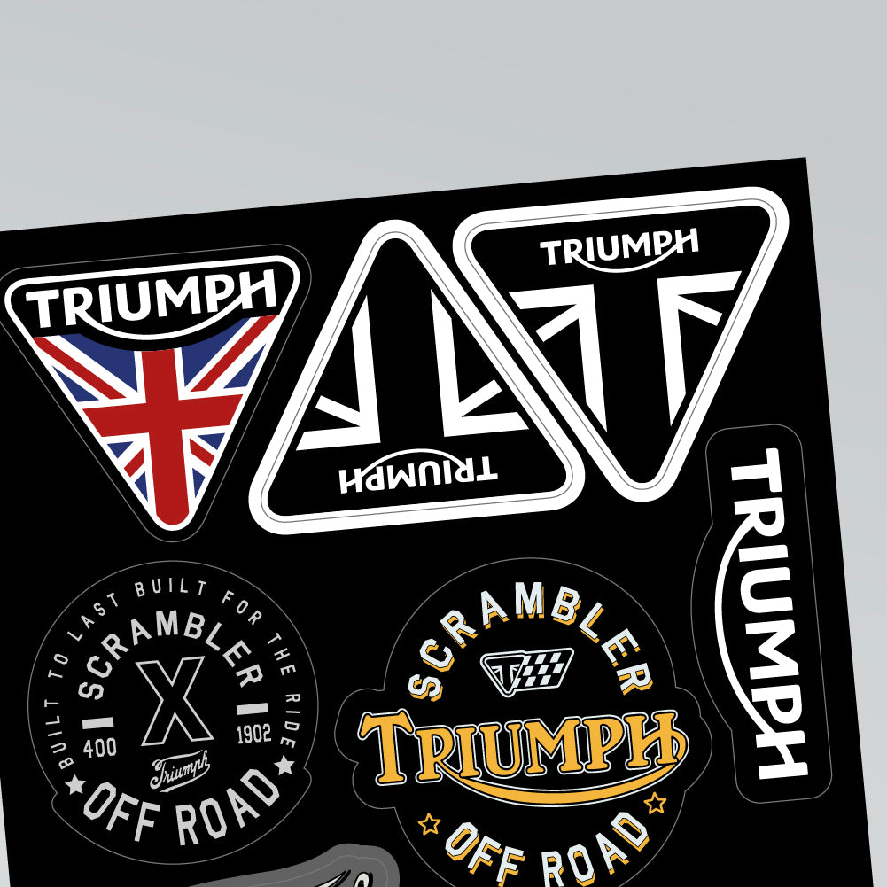 TRIUMPH Scrambler 400 sticker pack