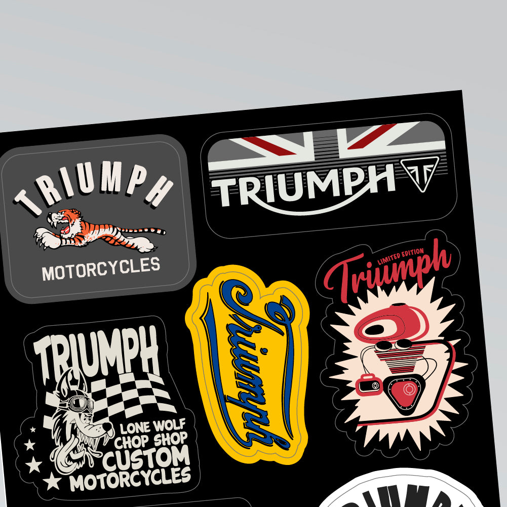 TRIUMPH sticker pack 3