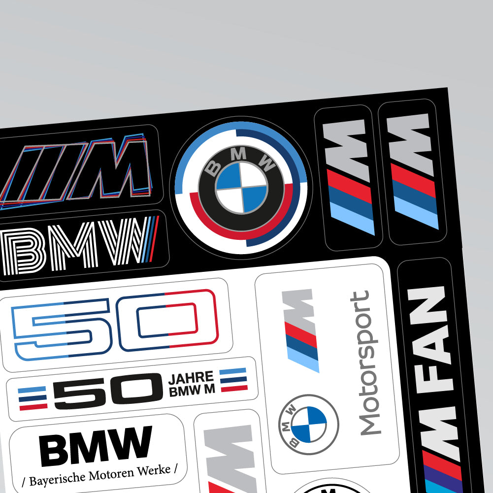 BMW M sticker pack
