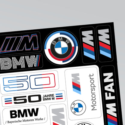 BMW M sticker pack