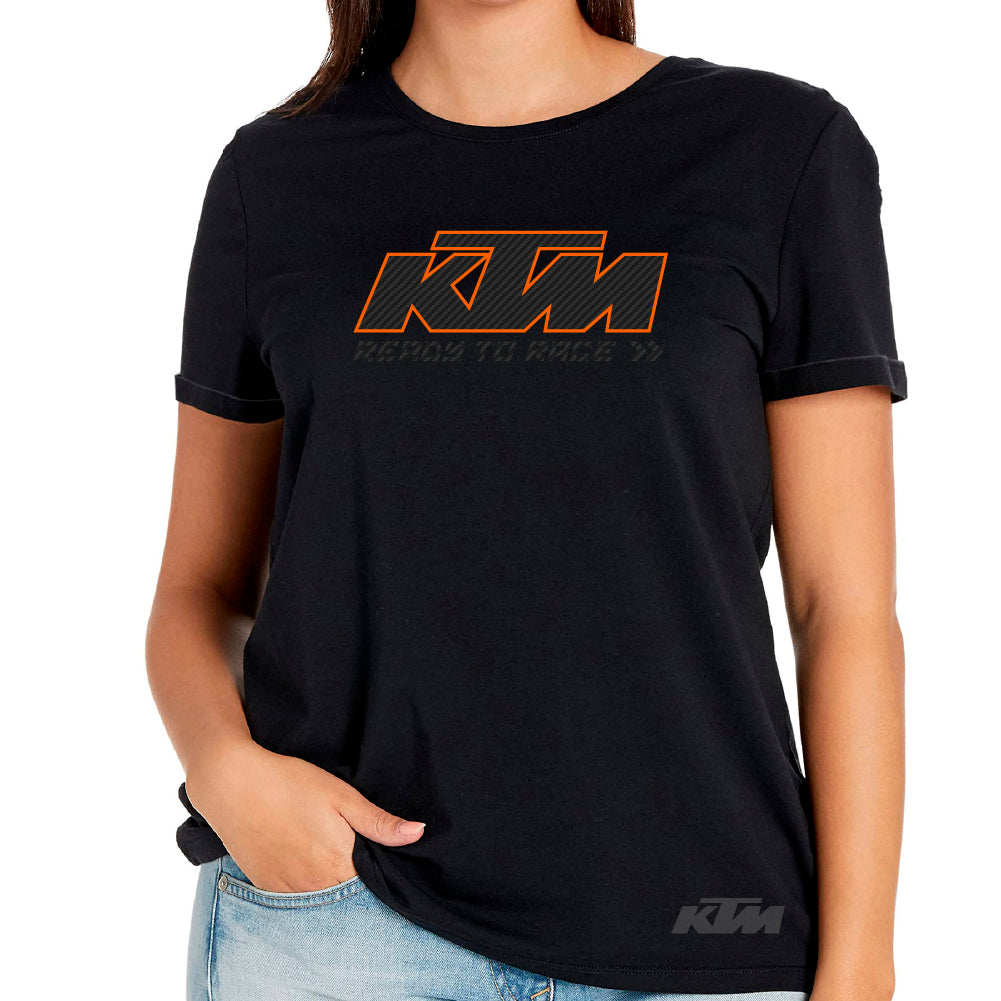 KTM carbon fiber logo