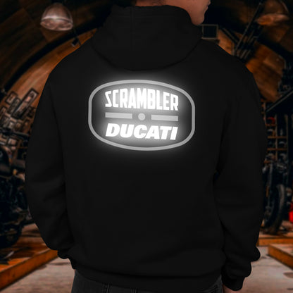 Hoodie Reflectivo Ducati Scrambler