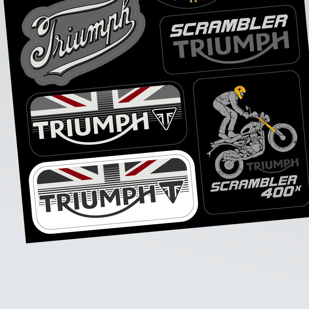 TRIUMPH Scrambler 400 sticker pack
