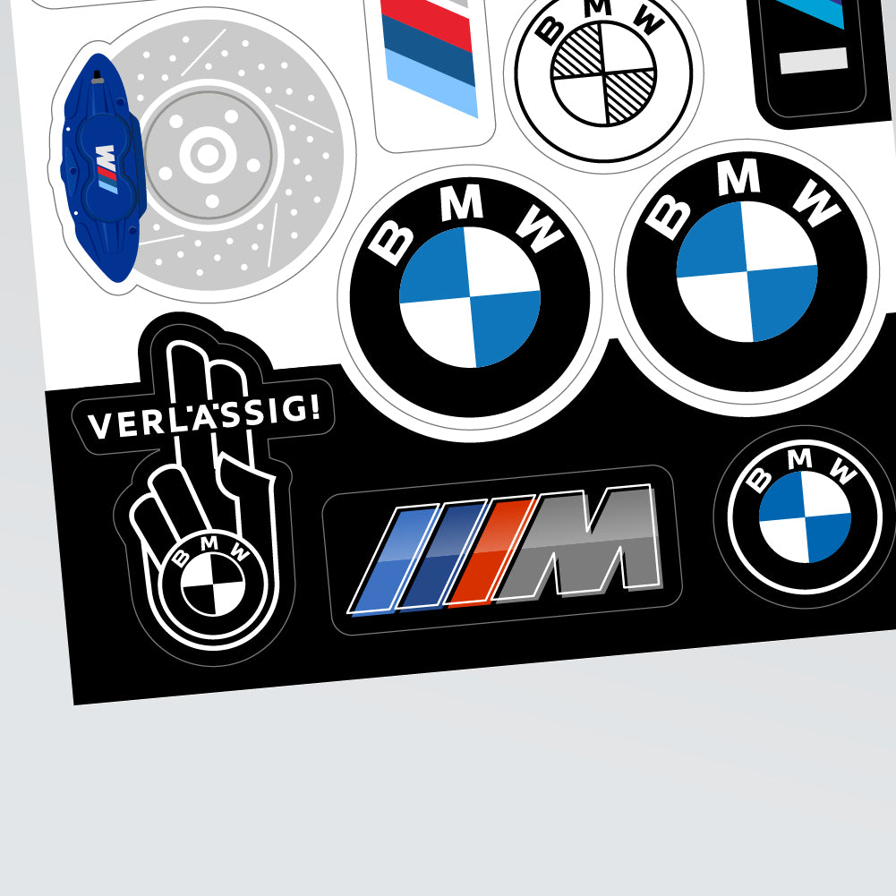 BMW M sticker pack