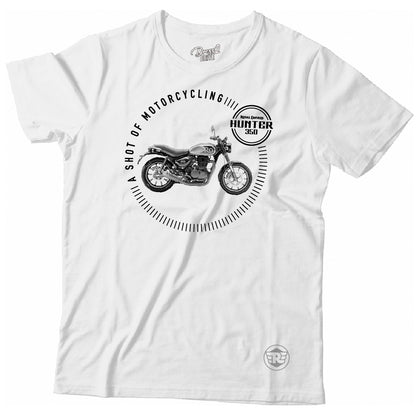 Hunter 350 black - A shot of motorcycling