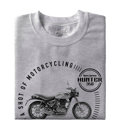 Hunter 350 black - A shot of motorcycling