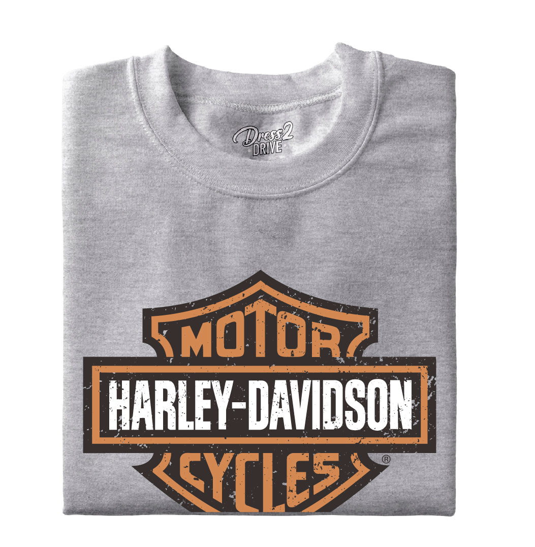 H-D logo grunge / Gris / Talla L hombre / SALE